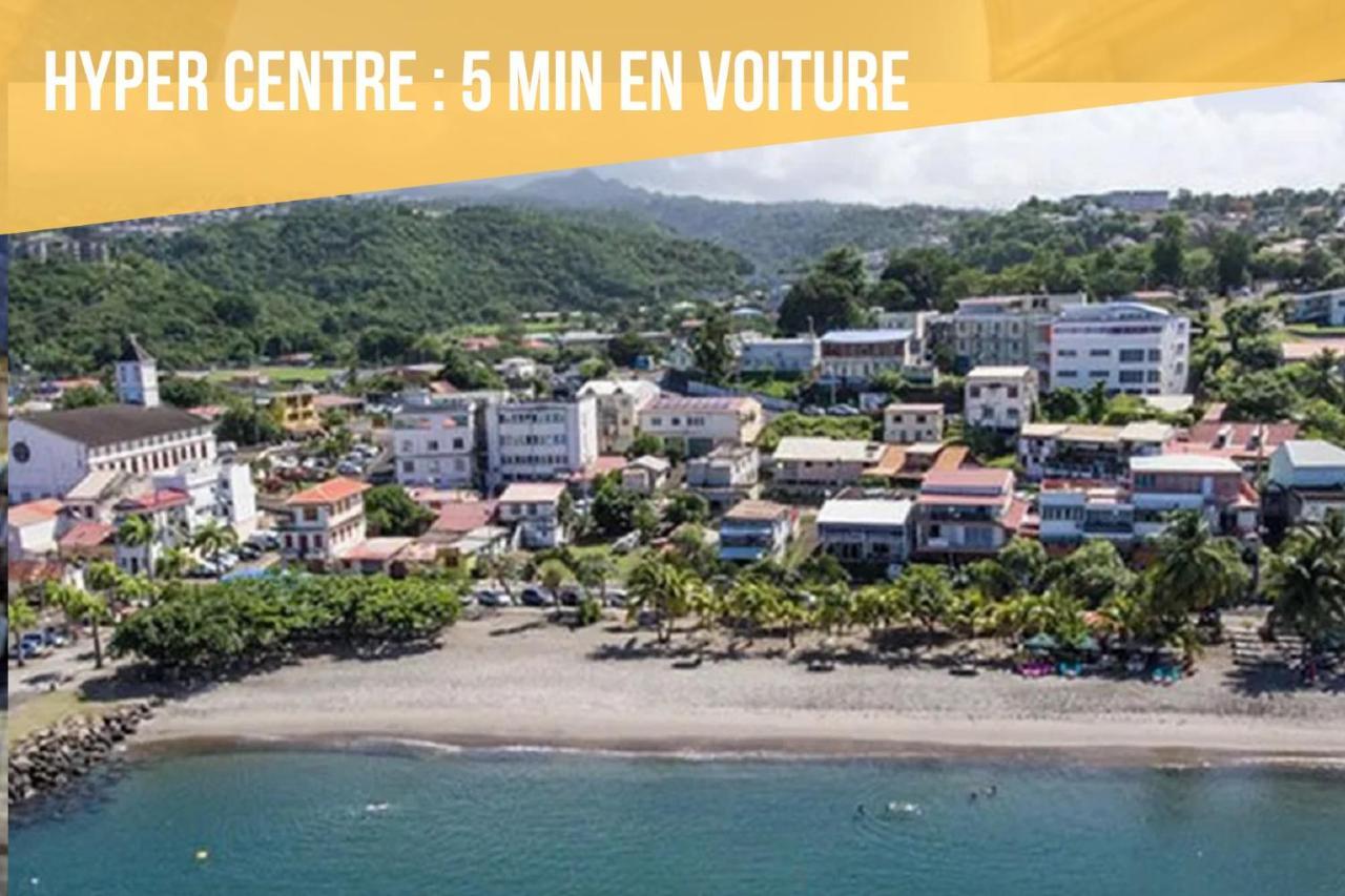 T3 Bel Enclos Schoelcher Kybo Karaib Location Vue Mer Calme Luaran gambar